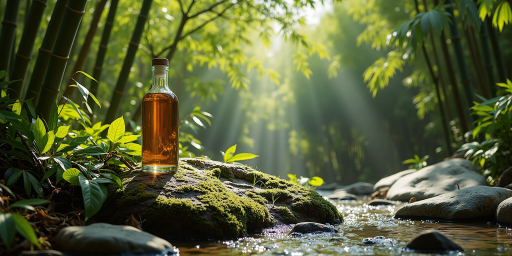 安吉乡村风景照片，青山环绕，竹林茂密，田园风光优美，展现乡村的宁静与自然之美